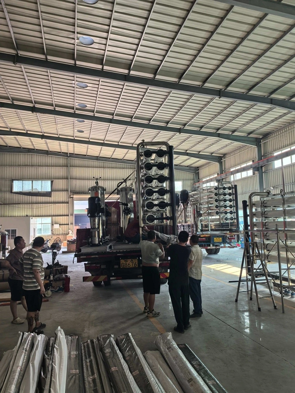 80 tons of reverse osmosis equipment has been dispatched 80 tons of reverse osmosis equipment has been dispatched